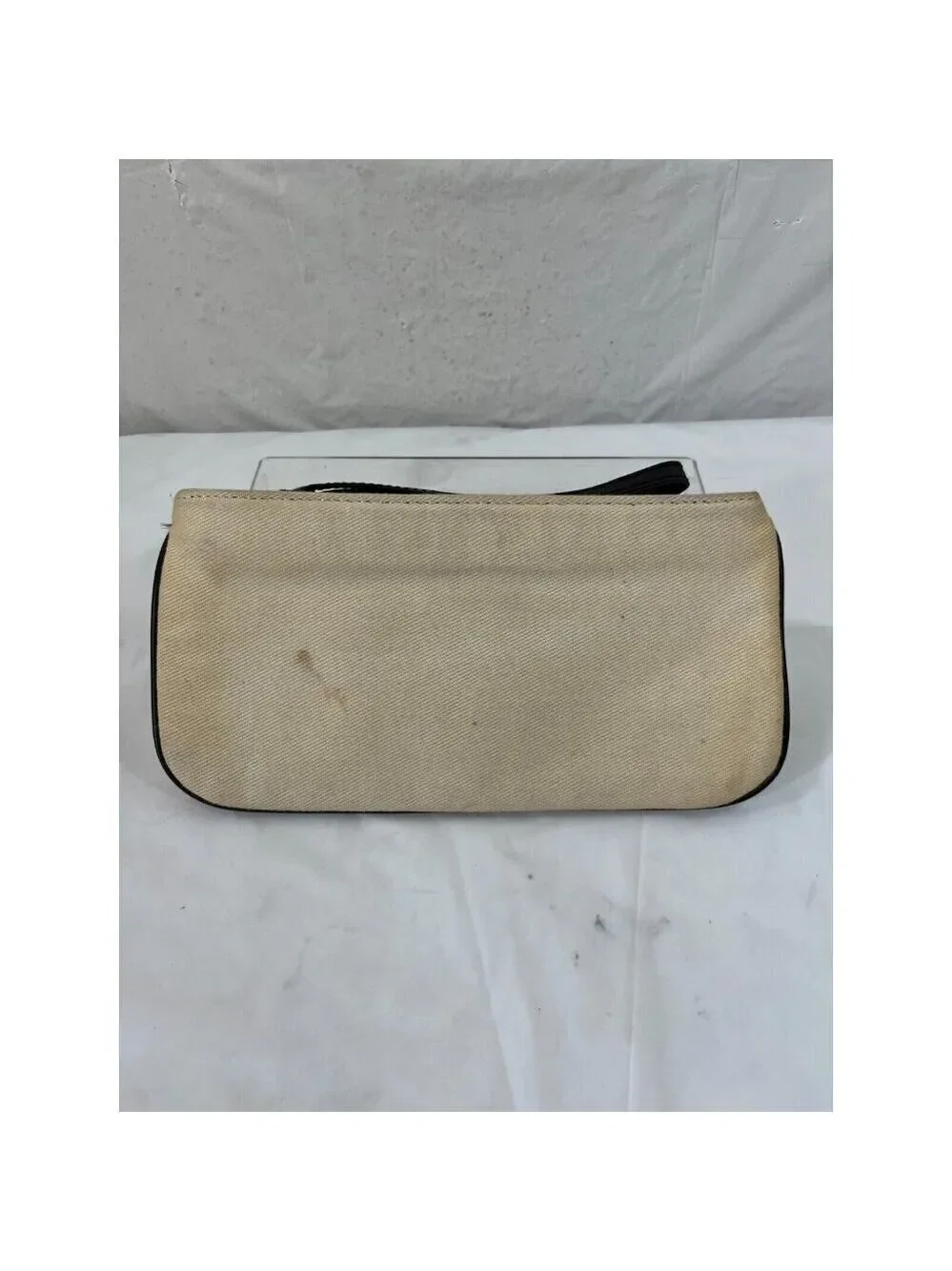 DKNY Logo Wristlet Pouch Clutch